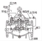 300X緩閉止回閥 結構圖1