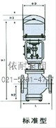 電子式電動(dòng)三通合流、分流調節閥 結構圖1