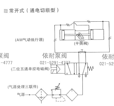 常開(kāi)式（通電切斷型）